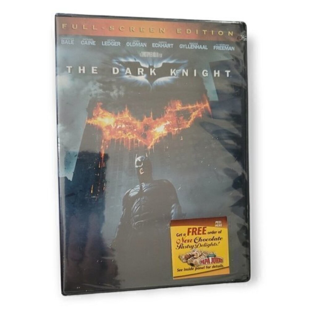 The Dark Knight (DVD, 2008, Full Screen) NEW